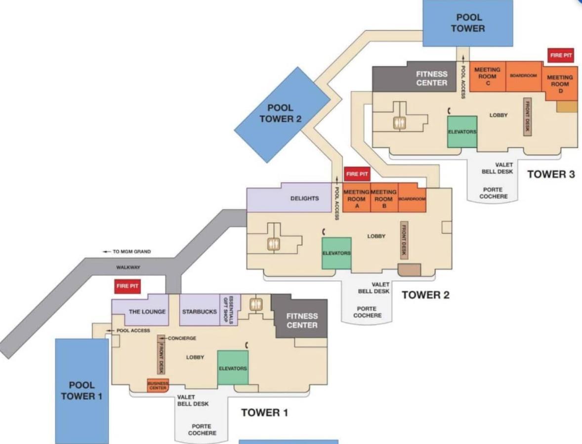 Balcony Full Strip View Suite Mgm Signature Free Valet 라스베이거스 외부 사진